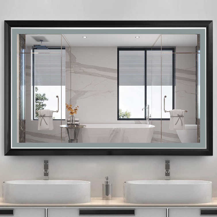 Brayden Studio® Elin 42"x 24" Modern & Contemporary Lighted Bathroom